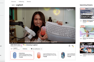 Logitech livestream on Amazon Live